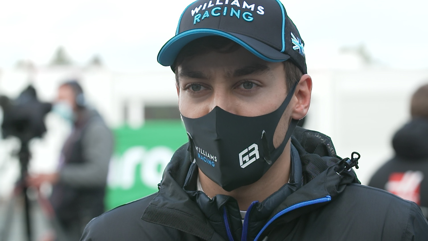 George Russell 'frustrated' to miss out on Q2 at Eifel GP