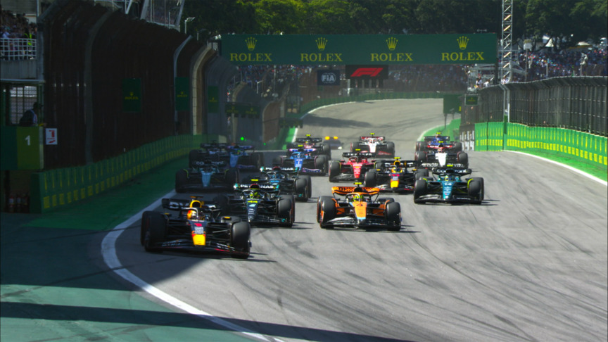 2023 Sao Paulo Grand Prix: Alonso snatches P3 from Hamilton on the restart at Interlagos