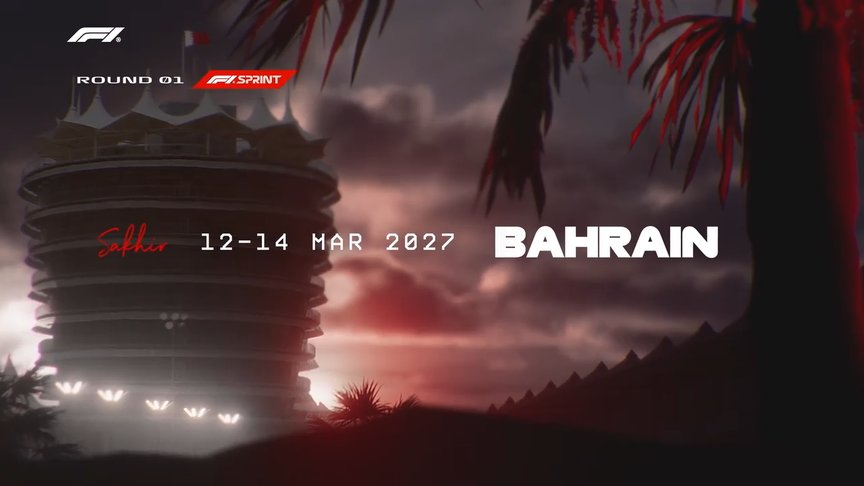 Formula 1 reveals calendar for 2027 season