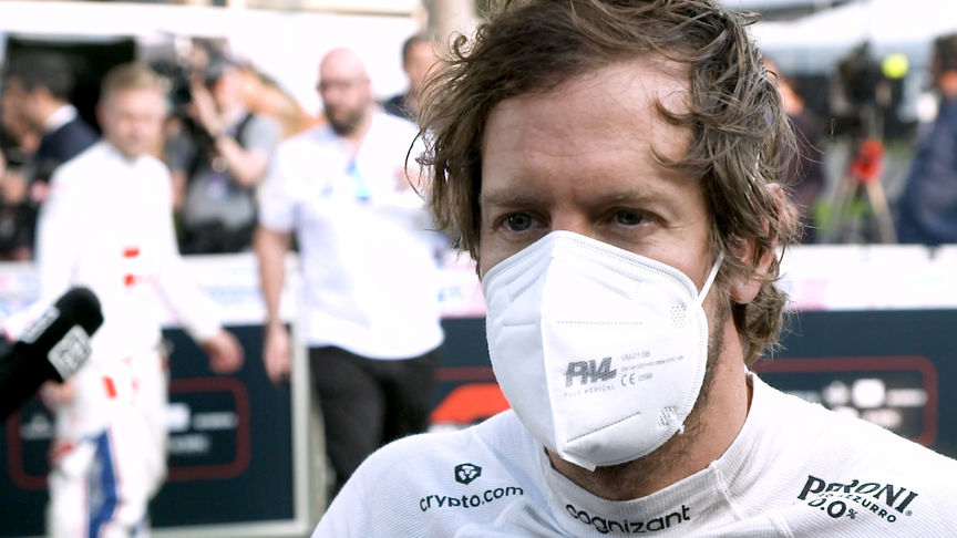 Sebastian Vettel praises Aston Martin mechanics for "impressive" car repair