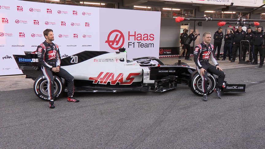 Haas unveil new VF-20 ahead of pre-season testing