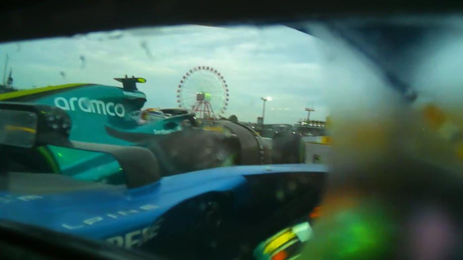 VISOR-CAM: Alonso's eye-view of the final lap in Suzuka