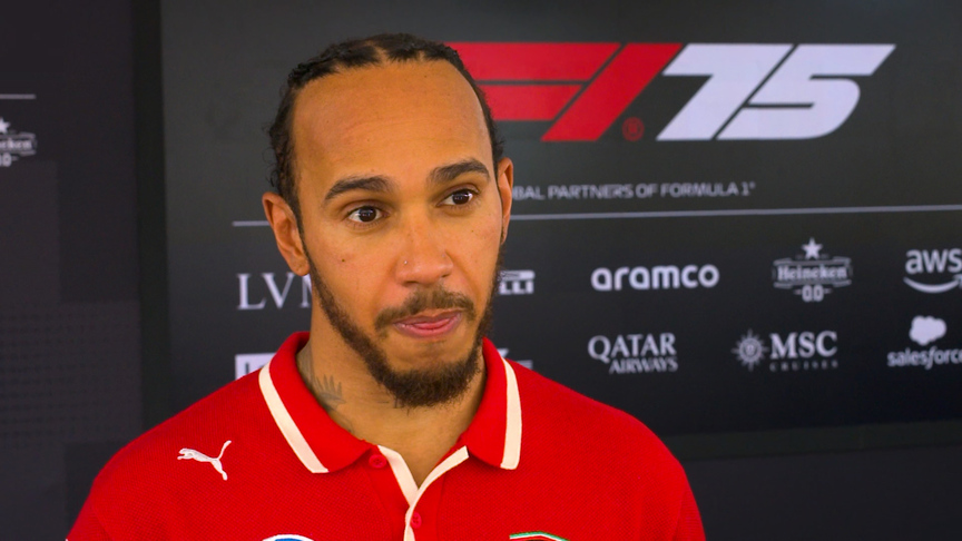 'Winning in a Ferrari is next level' - Hamilton on 'mega' maiden victory for the Scuderia