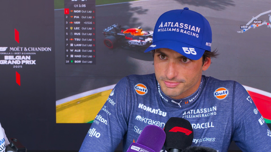 Sainz: 'Weird that I went slower in P2 than in P1'