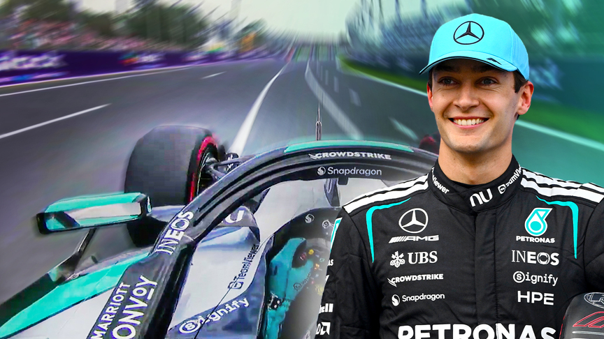 ONBOARD: George Russell’s Pirelli Pole Position Award lap at the Australian Grand Prix