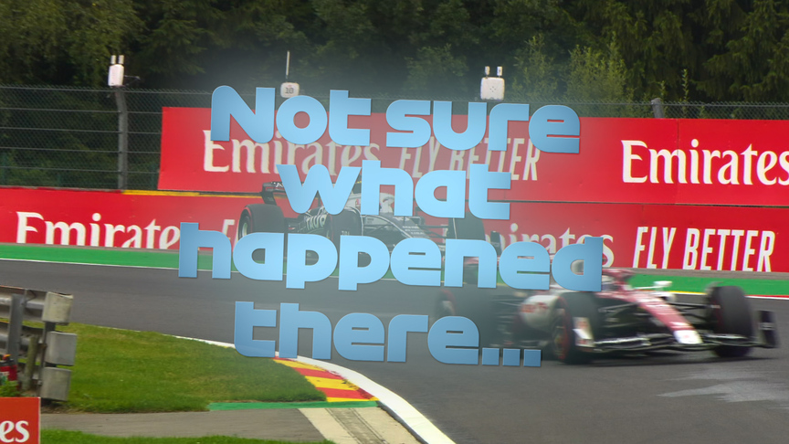 2022 Belgian GP FP2: Gasly slides into the gravel at Spa