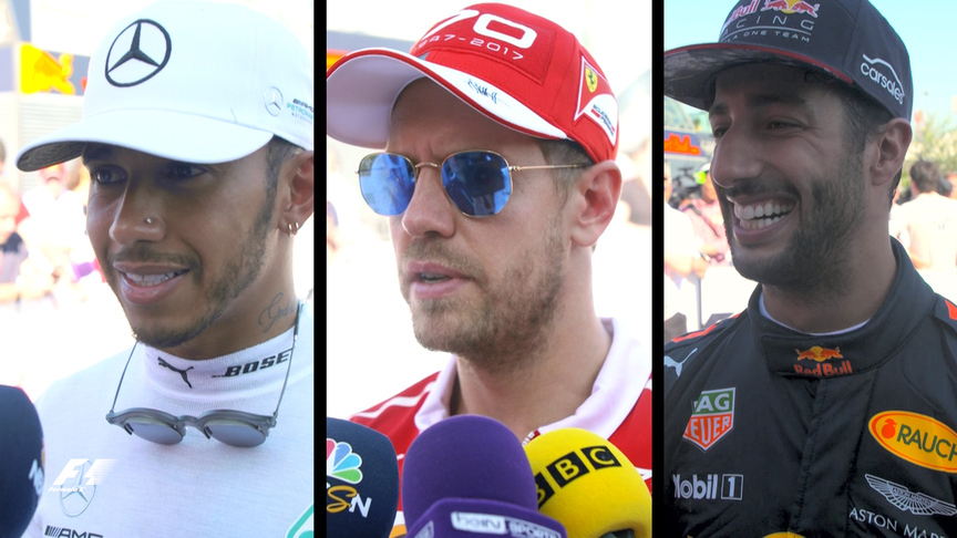 Drivers report back after the race in Italy