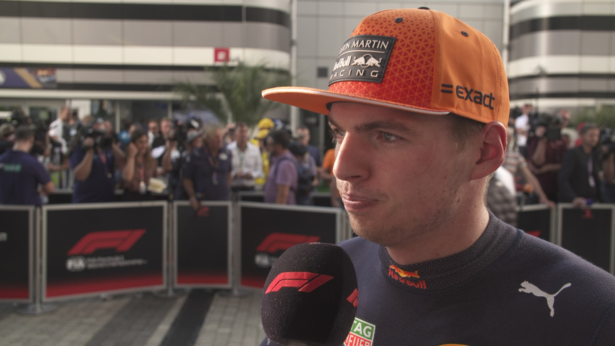Max Verstappen: Today was 'not bad, not amazing'