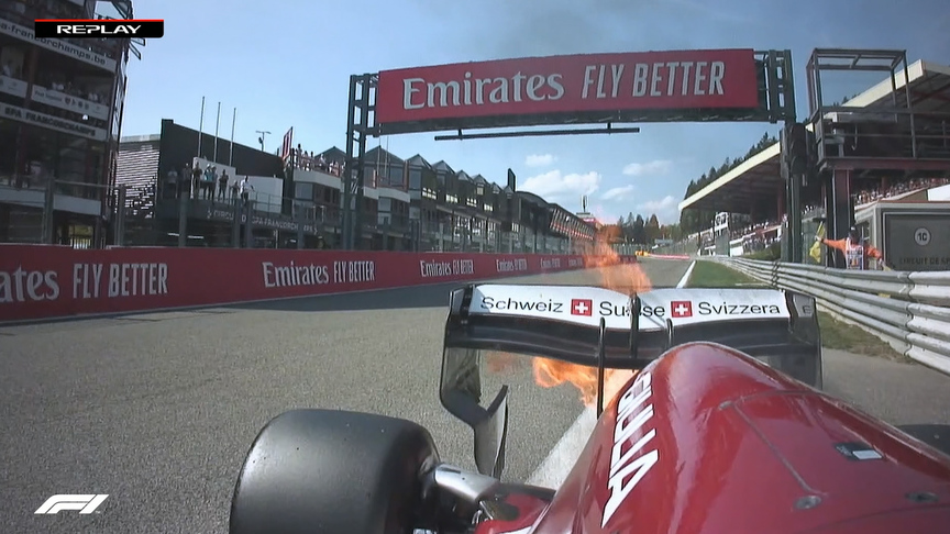 Qualifying: Giovinazzi's Alfa Romeo failure cuts Q1 short