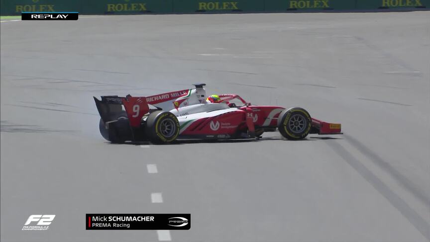 F2 2019 Round 2: Azerbaijan feature race highlights