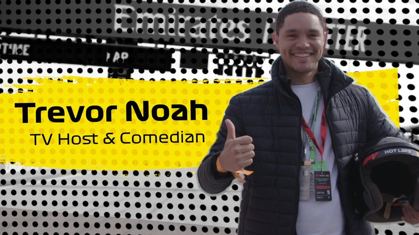 Trevor Noah's United States GP Hot Lap