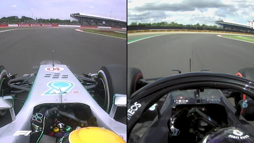2013 vs. 2020: Hamilton's Silverstone pole laps compared