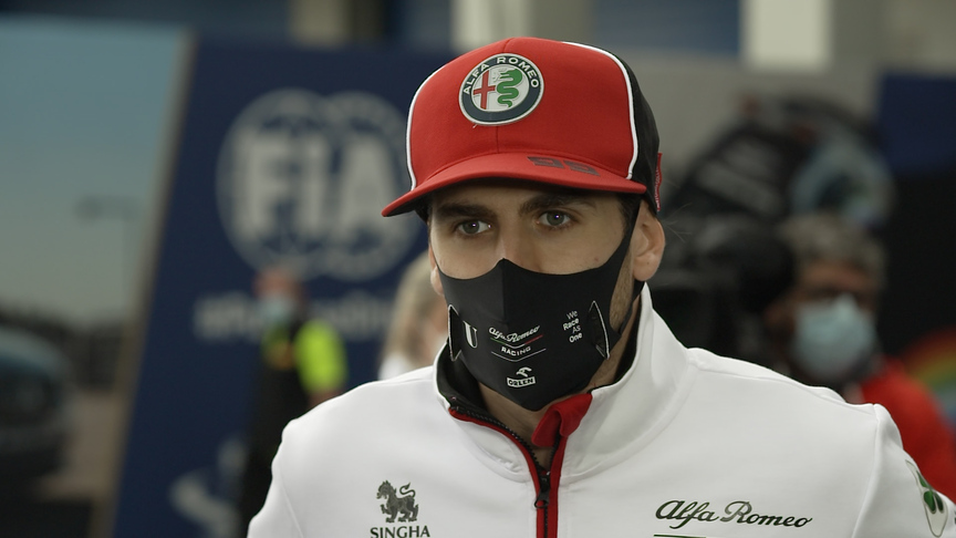 Antonio Giovinazzi: Driving conditions 'more difficult' than qualifying
