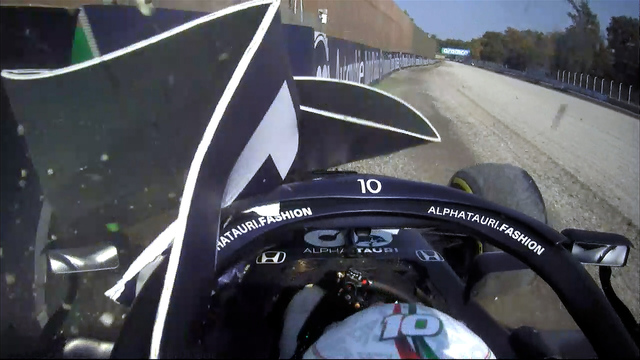 Gasly disappointed to see ‘great shot’ vanish as he crashes out of ...