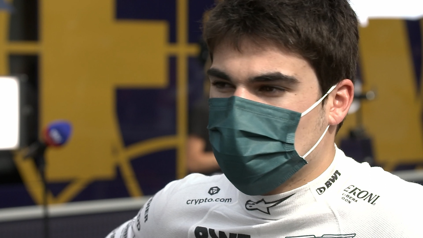 Lance Stroll praises Aston Martin's 'good strategy call'