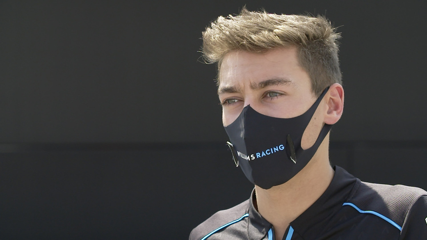 George Russell thinks 'hotter conditions' of Spain will favour Williams