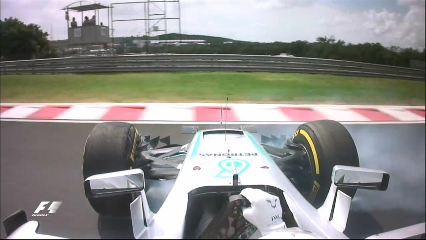FP2: Hamilton spins into the barriers