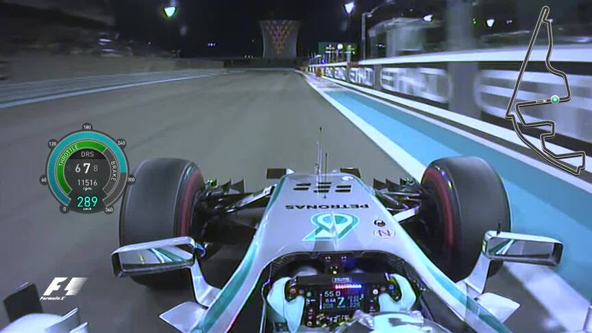 Abu Dhabi 2014 - Nico Rosberg onboard lap