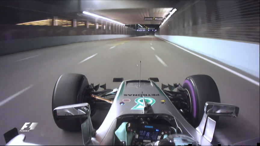 Onboard pole position lap - Nico Rosberg, Singapore 2016