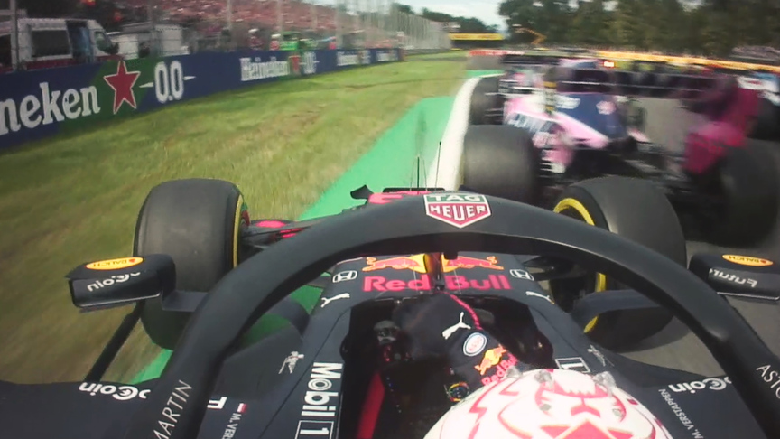 The ultimate hypercut from the start of the Italian Grand Prix