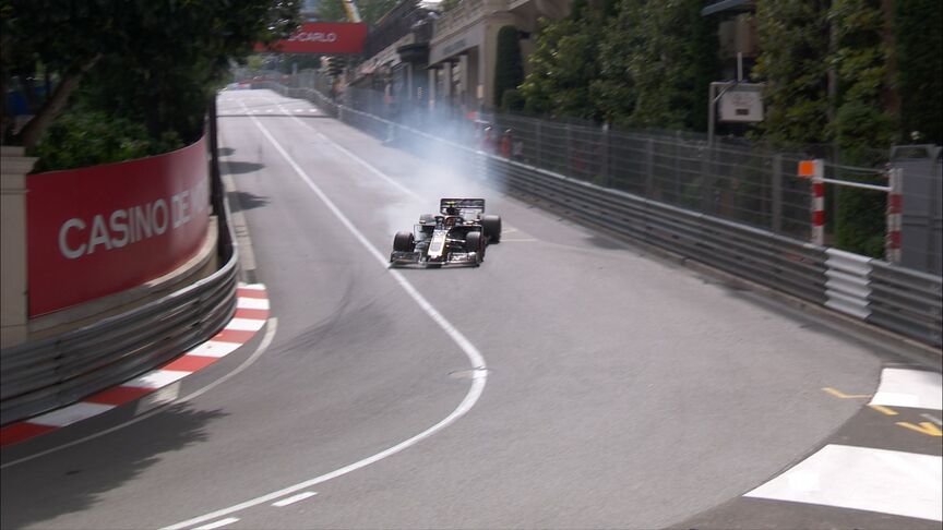 QUALIFYING: A close call for Magnussen at Mirabeau