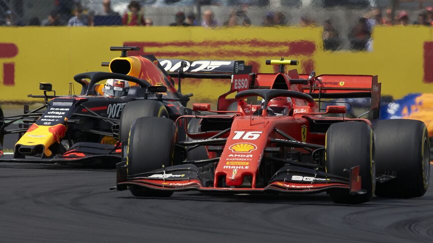 Verstappen and Leclerc's epic battle at Silverstone