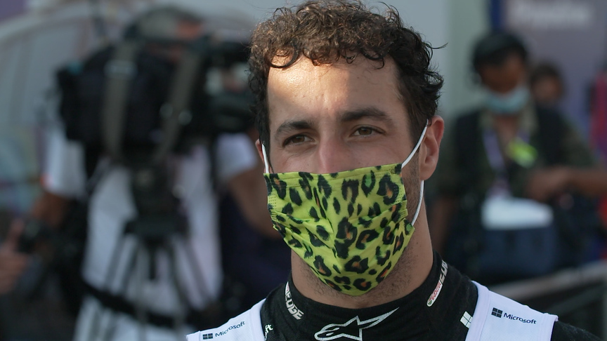 Daniel Ricciardo couldn't match Albon's pace in P3 battle