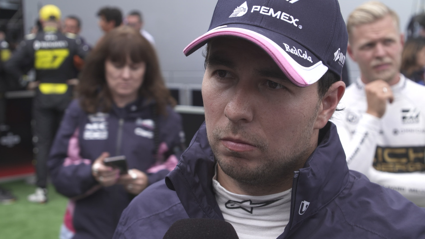 Sergio Perez: 'A very hard race' for me today