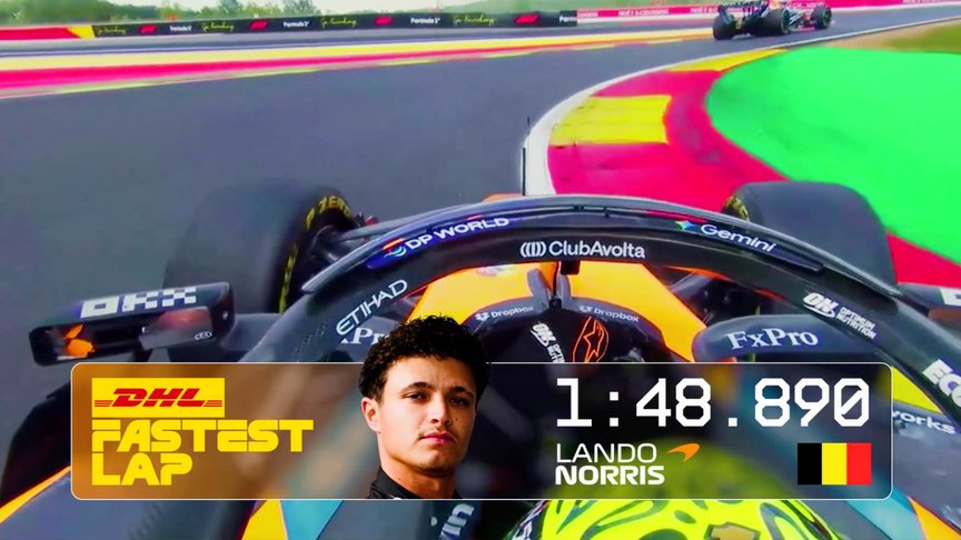 DHL Fastest Lap Award – 2026 Belgian Grand Prix