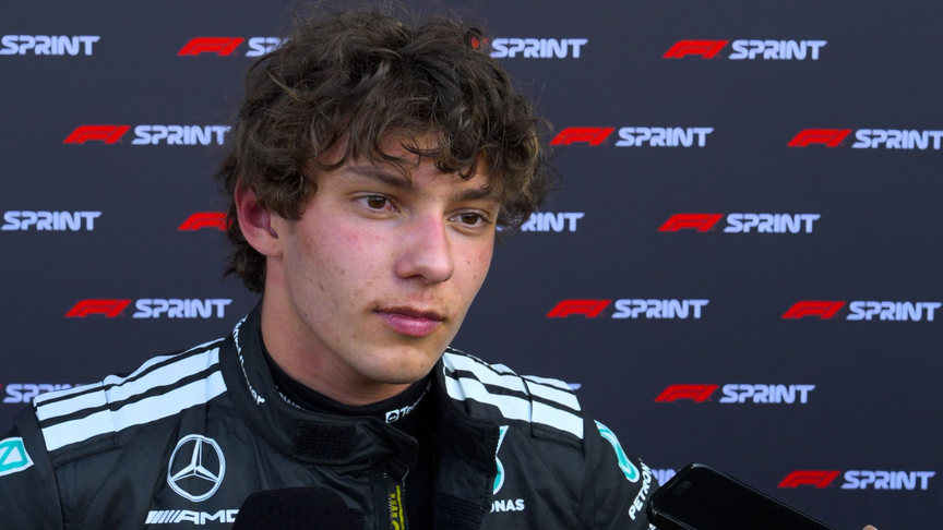 Antonelli struggles with grip and classifies P7 in Sprint Qualifying in Shanghai