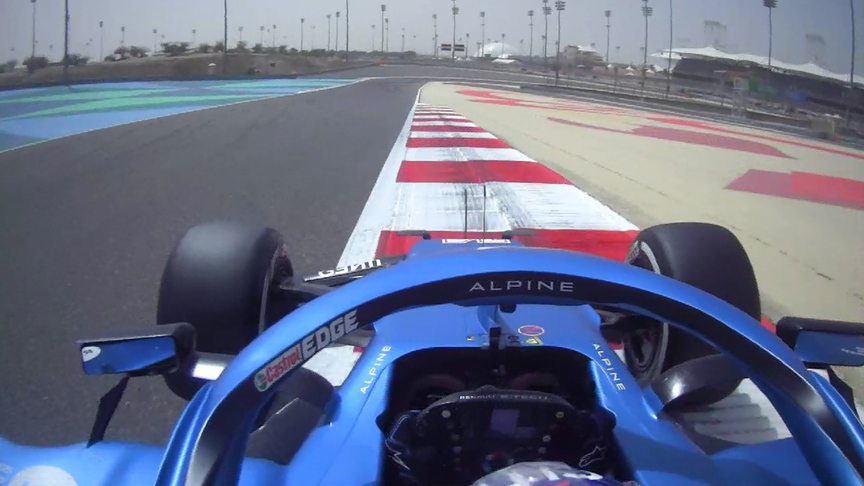 TESTING DAY 2: Fernando Alonso's fastest lap on Alpine debut