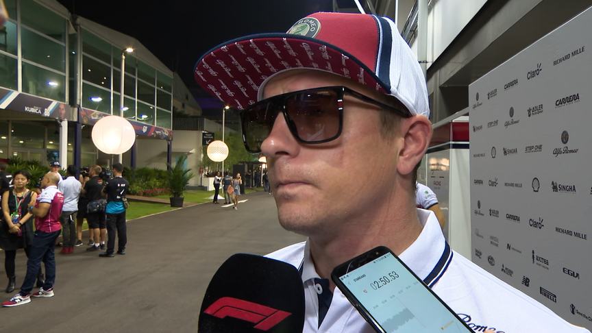Kimi Raikkonen: Garage power loss cost us track time
