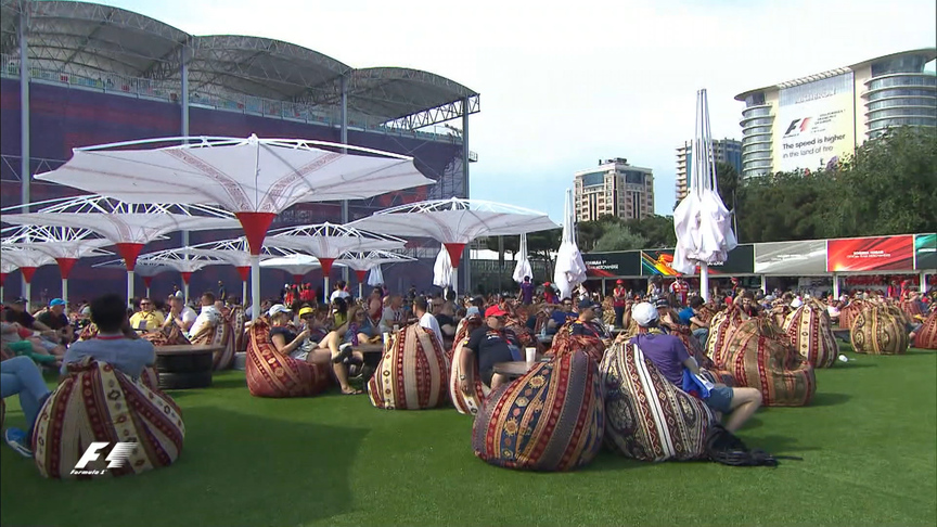 Action meets culture in Baku's F1 Fan Village