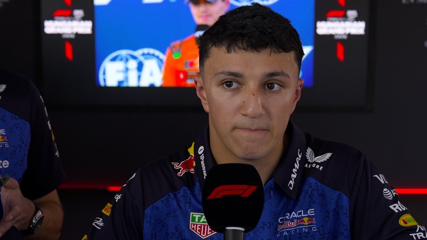 P8 Hadjar finds the car 'very hard to drive' after Qualifying in Hungary