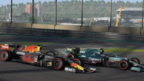 F1 Esports: Rasmussen overtakes Blakeley on final lap to set up race victory