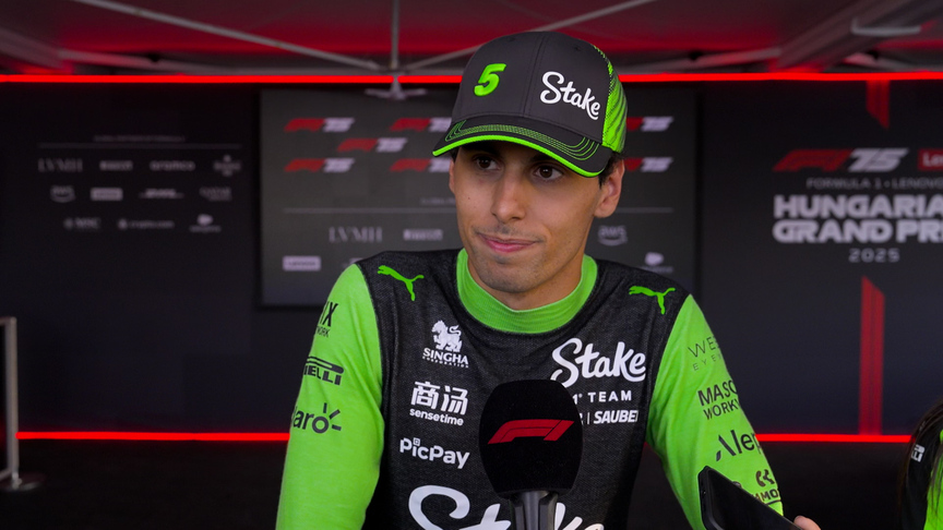 Bortoleto 'not super-happy' after 'tough' Friday in Hungary
