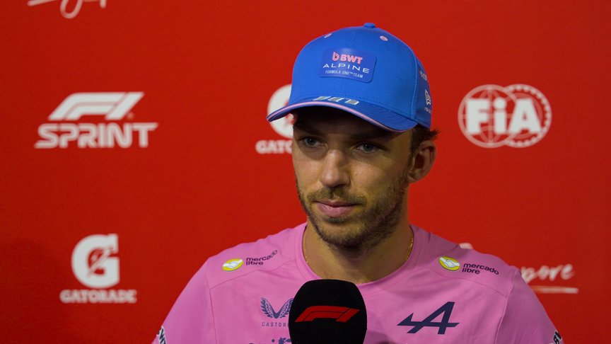 P10 Gasly curious about Alpine's 'very poor' running on soft tyre