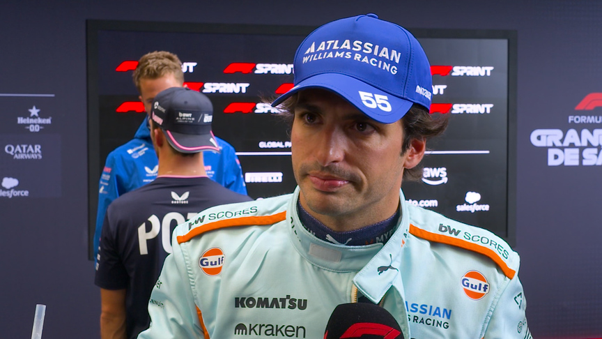 ‘We don’t seem to be very quick’ – Sainz’s verdict on Williams weekend so far