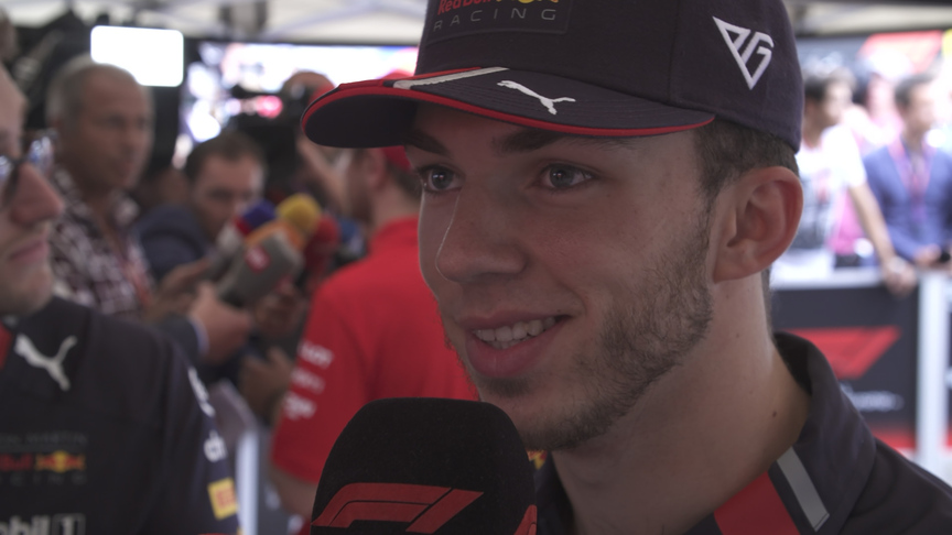 Pierre Gasly: An insane, crazy race