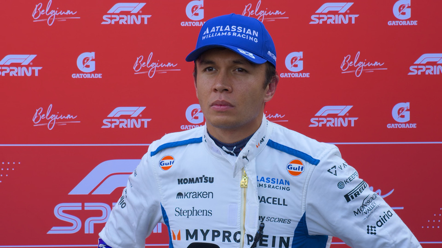Albon explains how 'engine issue' caused SQ1 elimination