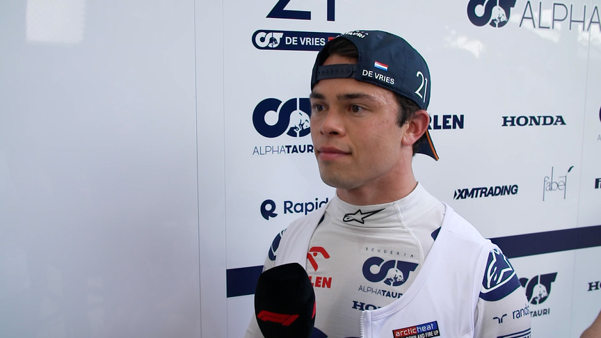 ‘It doesn’t look like we are close to Q3’ concedes De Vries after tricky Friday for AlphaTauri