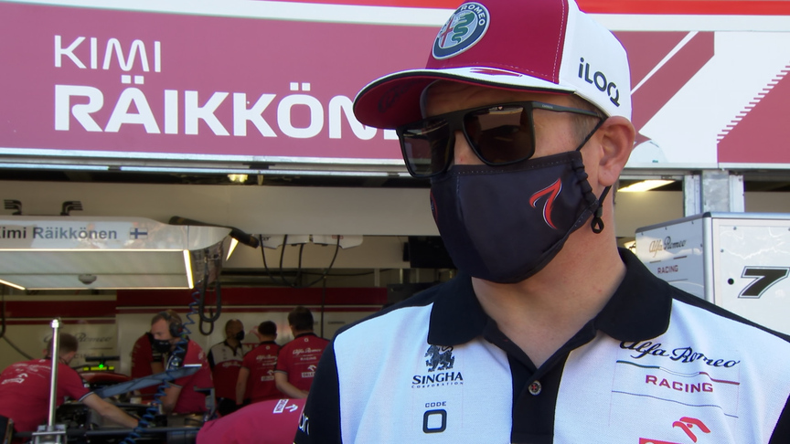 Kimi Räikkönen reflects on his 'straightforward' practice sessions