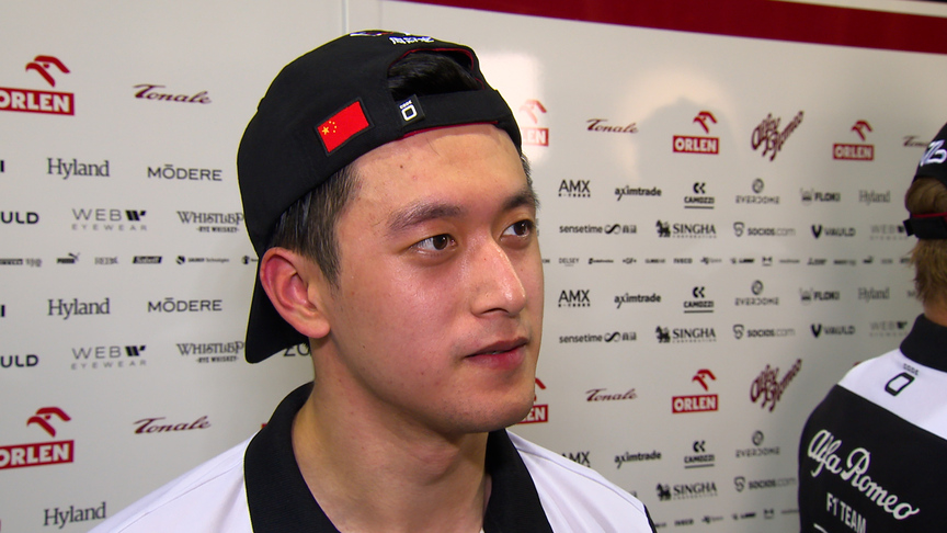 Guanyu Zhou enjoyed first taste of 'pretty extreme' Marina Bay Street Circuit