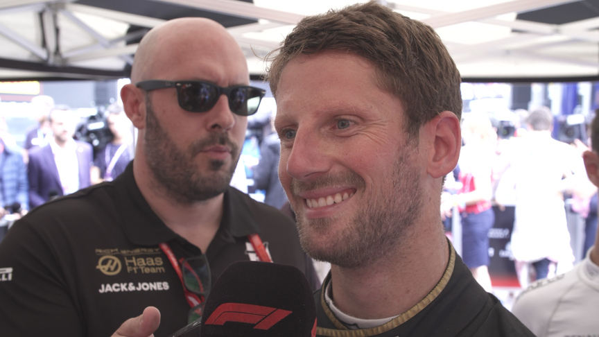 Romain Grosjean: No comment on teammate clash but the car is coming together