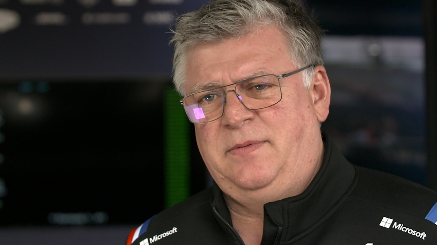 Otmar Szafnauer says Alpine upgrades are 'performing as we expected.'