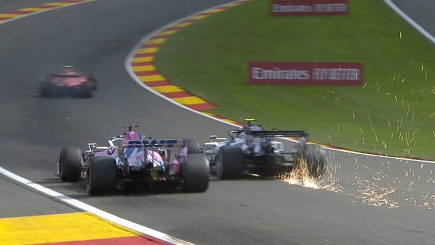 2020 Belgian Grand Prix: Gasly passes Perez with incredible overtake into Eau Rouge