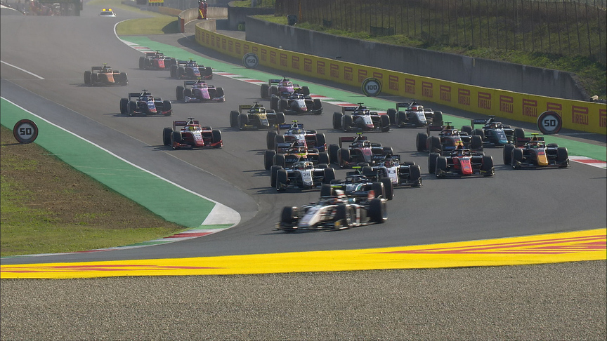 F2 2020 Round 9: Tuscan Grand Prix feature race highlights