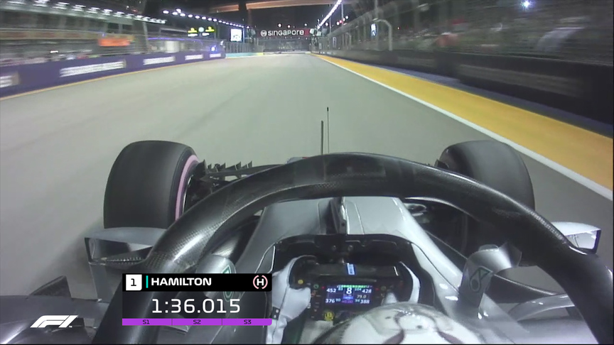 ONBOARD: Lewis Hamilton's stunning 2018 Singapore GP pole lap
