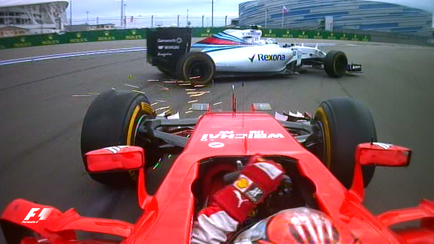 Classic onboard: Bottas and Raikkonen's dramatic last lap tangle