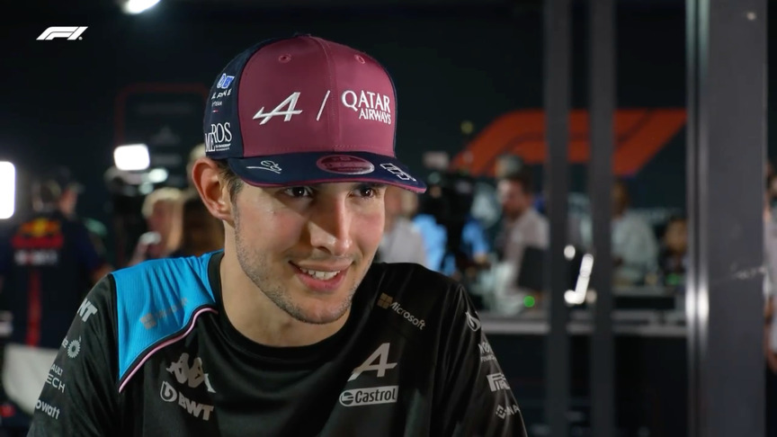 Ocon reveals he was vomiting in the car during his run to P7 in Qatar